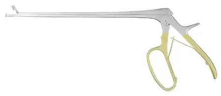 McKesson Argent – Biopsy Forceps Townsend Mini 7-3/4 Inch Length Surgical Grade Stainless Steel NonSterile NonLocking Pistol Grip Handle with Spring Straight 2.3 X 4.2 mm Bite – 43-1-1445