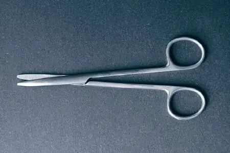 McKesson Argent – Dissecting Scissors Metzenbaum 7 Inch Length Surgical Grade Stainless Steel NonSterile Finger Ring Handle Straight – 43-1-339