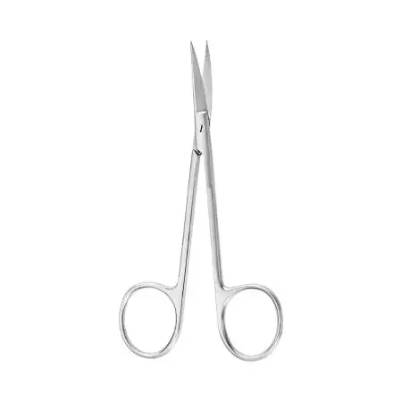 McKesson Argent – Iris Scissors 4 Inch Length Surgical Grade Stainless Steel Finger Ring Handle Sharp Tip / Sharp Tip – 43-1-107