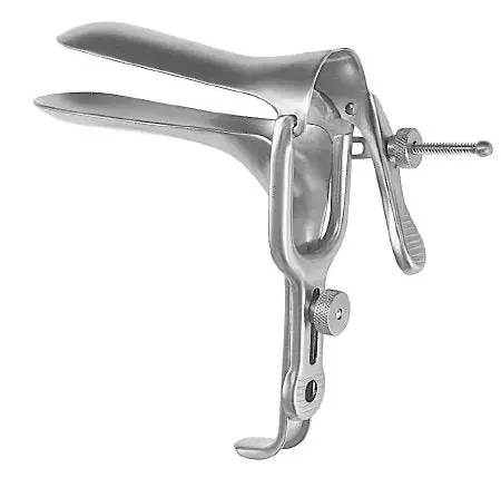 McKesson Argent – Vaginal Speculum Graves NonSterile Surgical Grade Stainless Steel Large Double Blade Duckbill Reusable Without Light Source Capability – 43-1-324