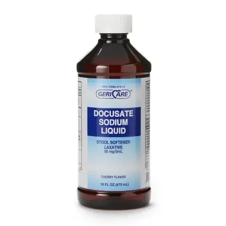 McKesson Brand – Stool Softener Liquid 16 oz. 50 mg / 5 mL Strength Docusate Sodium – Q402-16-GCP