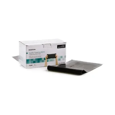 McKesson CanDo – Exercise Resistance Band Black 5 Inch X 6 Yard X-Heavy Resistance – 169-5215