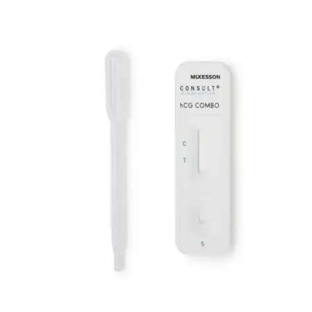 McKesson Consult – Rapid Test Kit Fertility Test hCG Pregnancy Test Serum / Urine Sample 25 Tests – 5002