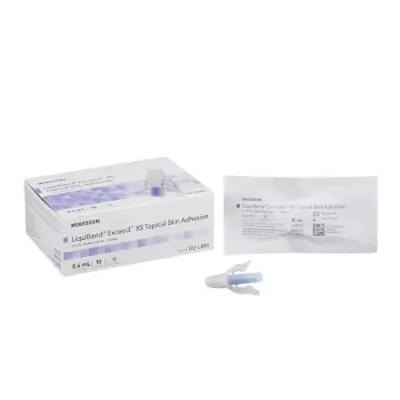McKesson LiquiBand Exceed – Skin Adhesive 0.4 mL Liquid Dome Applicator Tip 2-Octyl Cyanoacrylate – 122-LBXS