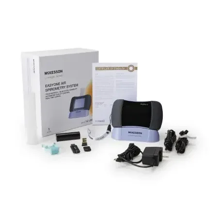 McKesson LUMEON – Spirometer System <1.5 cm H20 L/s @14 L/s Touch Screen Display Disposable Mouthpiece - 141-2500-2