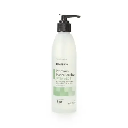 McKesson Premium – Hand Sanitizer with Aloe 8 oz. Ethyl Alcohol Gel Pump Bottle – 53-27033-8