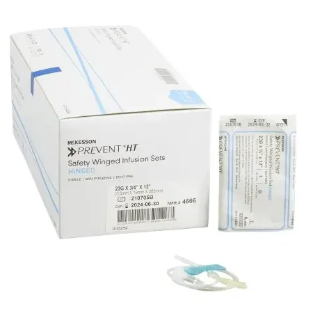 McKesson Prevent – Infusion Set 23 Gauge 3/4 Inch 12 Inch Tubing Without Port – 4666