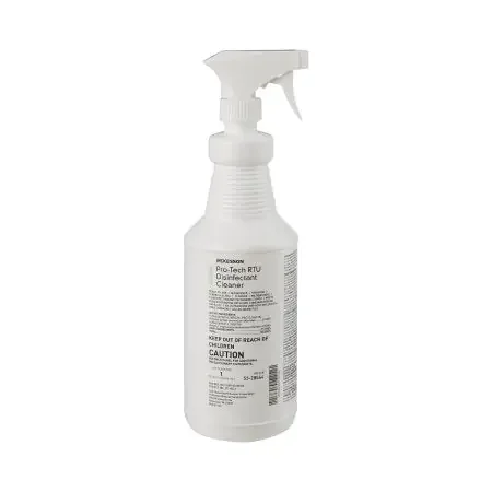 McKesson Pro-Tech – Surface Disinfectant Cleaner Ammoniated J-Fill Dispensing Systems Liquid 32 oz. Bottle Floral Scent NonSterile – 53-28564