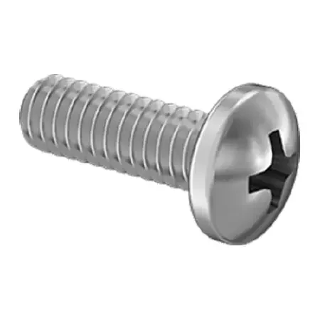 McMaster-Carr Supply Co – Passivated Pan Head Phillips Screw 8-32 Thread, 9/16 Inch Long, Stainless Steel – 91772A200