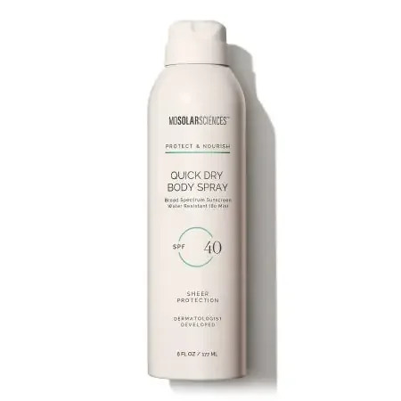 MDSolarSciences Quick Dry Body Spray – Sunscreen SPF 40 Liquid 6 oz. Pump Bottle – 163001