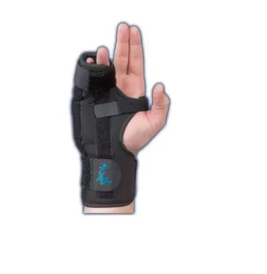 Med Spec – Boxer Fracture Brace Aluminum / Felt Right Hand Black X-Small – 223581