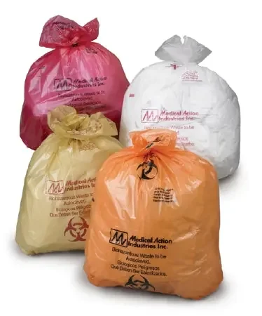 Medegen Medical Products – Biohazard Waste Bag 13 to 16 gal. Red Bag Polypropylene 25 X 35 Inch – 846