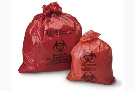 Medegen Medical Products – Biohazard Waste Bag 30 gal. Red Bag Polyethylene 30-1/2 X 41 Inch – 119