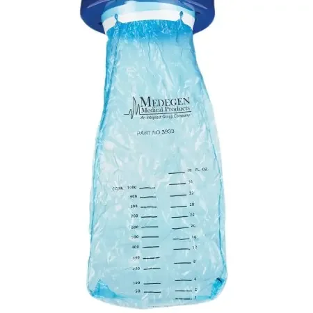 Medegen Medical Products – Emesis / Urine Bag 1000 mL Blue – 3933
