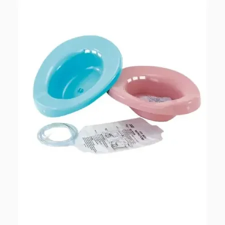 Medegen Medical Products – Sitz Bath Elongated Dusty Rose Polypropylene 2000 mL Bag Graduated, 500 mL Increments up to 2000 mL – H995-10