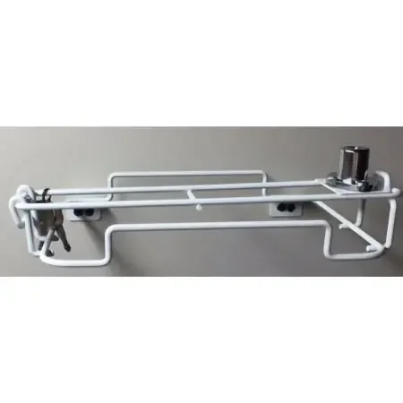 Medegen Medical Products – Wall Mount Bracket 3 X 7-1/2 X 9-1/4 X 61-1/2 Inch, White, Metal – 8782