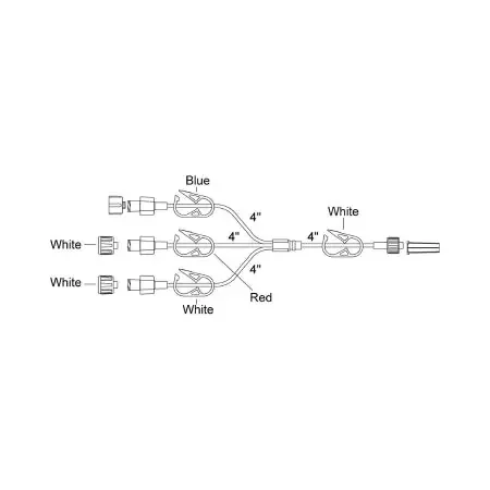 Medex – Extension Set 9 Inch Tubing Without Port 0.6 mL Priming Volume DEHP-Free – TF56