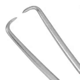 Medgyn Products – Tenaculum 11 Inch, Single Tooth, Double-Curve, Stainless Steel, Duplay – 031008