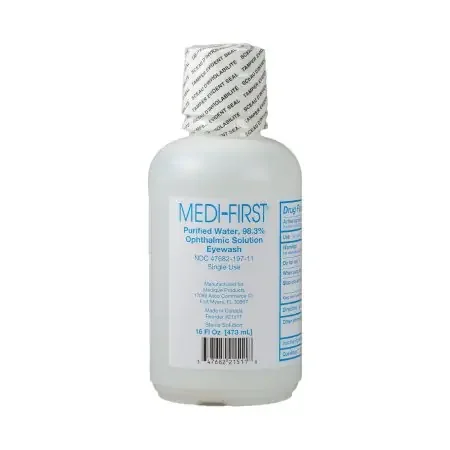 Medi-First – Eyewash Solution Buffered Isotonic Solution 16 oz. Squeeze Bottle – 21511
