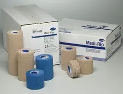 Medi-Rip – Cohesive Bandage 2 Inch X 5 Yard Team Pack Standard Compression Self-adherent Closure Tan NonSterile – 25820000