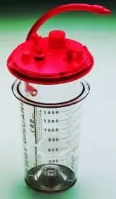Medi-Vac CRD – Suction Canister Liner 1000 mL Shut-Off Valve / Locking Lid – 65651-510