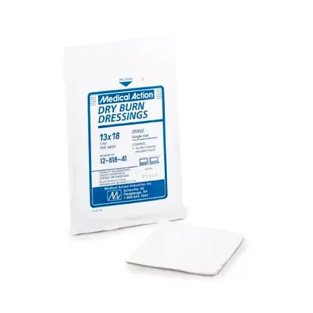 Medical Action – Burn Dressing Mesh Gauze 1-Ply 18 X 18 Inch Square Sterile – 12-818-66