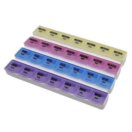 Mediplanner – Pill Organizer 7 Day 4 Dose – 85-0101