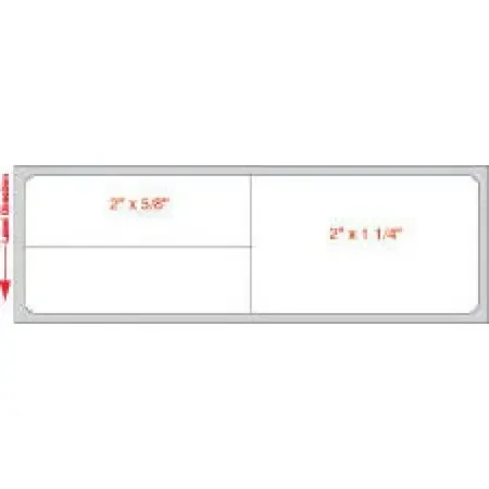 Meditech – Pre-Printed Label Auxiliary Label White Paper P.R.N. Safety and Instructional 1-1/4 X 4 Inch – LDWHP64