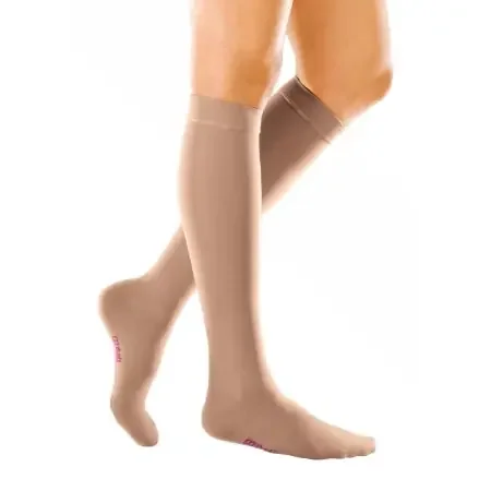 mediven forte – Compression Stocking Knee High Size 4 / Petite Caramel Closed Toe – 33104