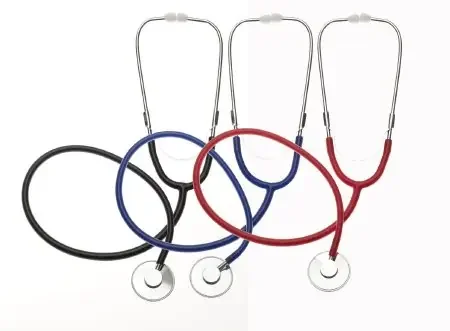 Medline – Classic Stethoscope Black 1-Tube 22 Inch Tube Single Head Chestpiece – MDS926101