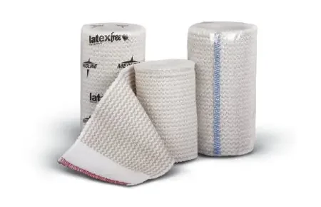 Medline – Compression Bandage 4 Inch X 10 Yard Standard Compression Hook and Loop Closure Tan NonSterile – MDS087104LF
