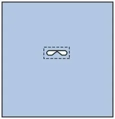 Medline – EENT Drape Bilateral Eye Drape Sterile – 55517