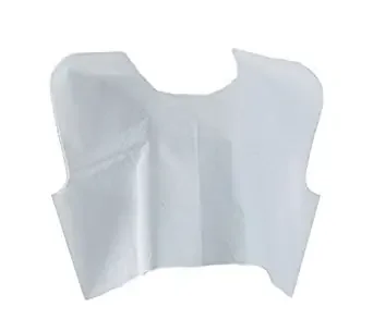 Medline – Exam Cape White One Size Fits Most Front / Back Opening Without Closure Unisex – NON24248