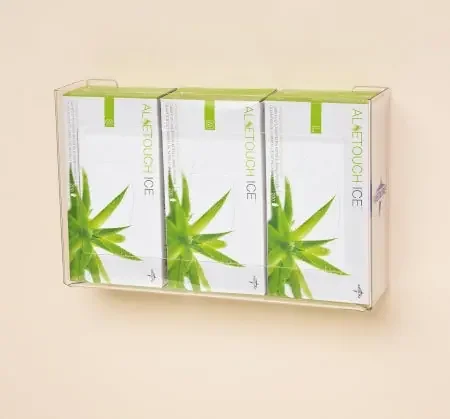 Medline – Glove Box Holder Wall Mounted 1-Box Capacity Clear 3-3/4 X 5-1/2 X 10 Inch PETG Plastic – MDS191096