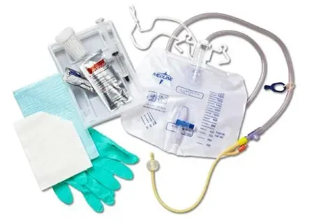 Medline – Indwelling Catheter Tray Foley 18 Fr. 10 cc Balloon Silicone Elastomer Coated Latex – DYND11865