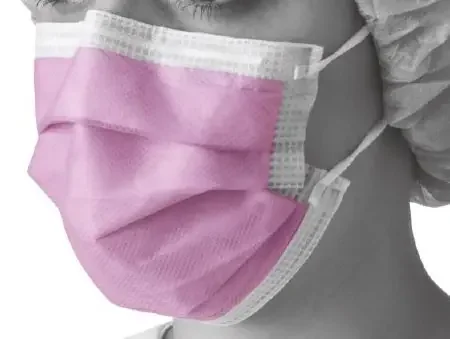 Medline – Procedure Mask Anti-fog Foam Pleated Earloops One Size Fits Most Purple NonSterile ASTM Level 2 Adult – NON27412EL