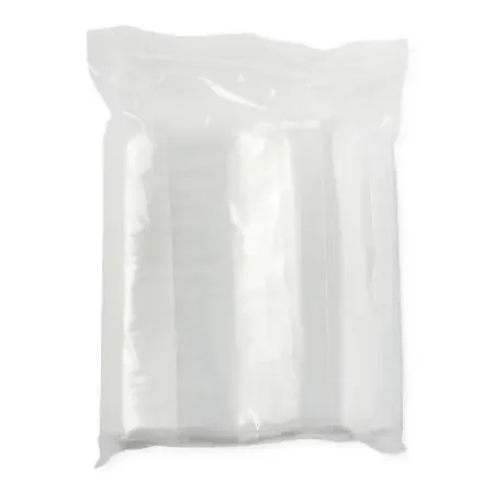 Medline – Reclosable Bag 6 X 9 Inch Plastic Clear / White Block Zipper Closure – NONZIP69