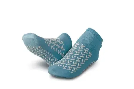 Medline – Slipper Socks 2X-Large Gray – MDTDBLTREDXXL