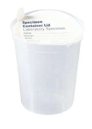 Medline – Specimen Container with Pour Spout 180 mL (6 oz.) Without Closure Unprinted NonSterile – DYND30100