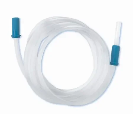 Medline – Suction Connector Tubing 12 Foot Length 0.188 Inch I.D. Sterile Universal Female Connector Clear Bubble OT Surface PVC – DYND50223