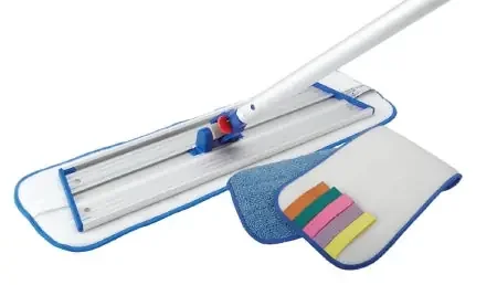 Medline Micromax Select – Wet Mop Pad Bound Edge Blue Microfiber / Foam Reusable – MDT217619