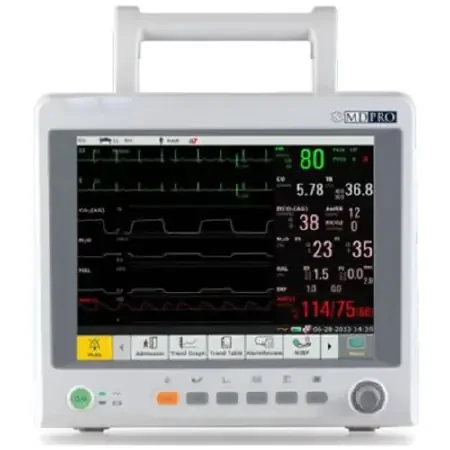 MedPro 4500 – Patient Monitor Monitoring 3/5 Lead NIBP, Heart Rate, SpO2, Temperature Battery Operated – MDPRO4500_WIFI