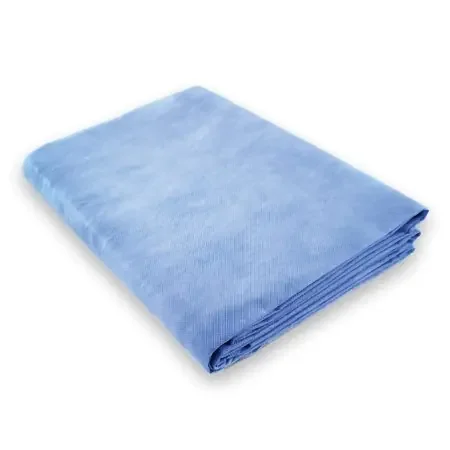 MedSource – Burn Sheet Flat Sheet 60 W X 90 L Inch Blue Nonwoven Tissue Disposable – MS-BS0033