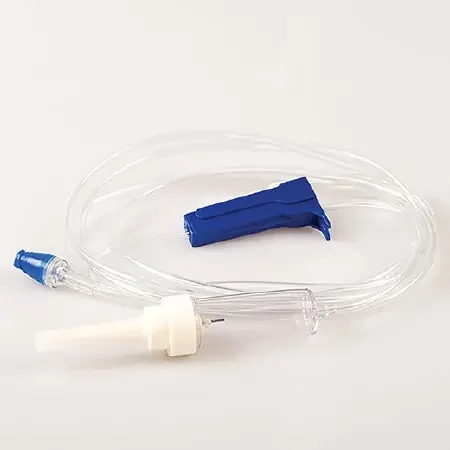 MedSource – Primary IV Administration Set 60 Drops / mL Drip Rate 83 Inch Tubing 2 Ports – MS-83160