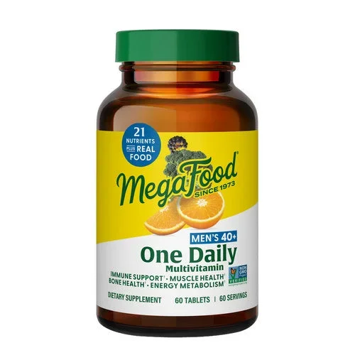MegaFood, Men’s 40+ One Daily Multivitamin, 60 Tabs