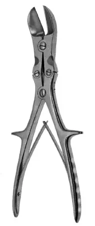 MeisterHand – Bone Cutting Forceps Stille-Liston 10-3/4 Inch Length Surgical Grade German Stainless Steel NonSterile NonLocking Plier Handle with Spring Curved – MH25-392