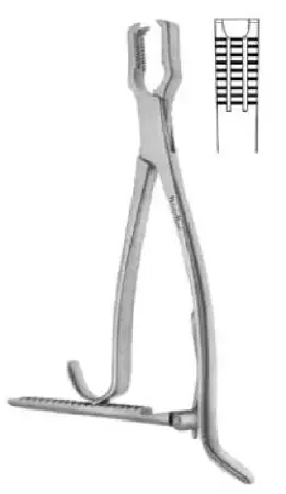 MeisterHand – Bone Holding Forceps Kern 6 Inch Length Surgical Grade German Stainless Steel NonSterile Ratchet Lock Plier Handle – MH27-7