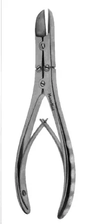 MeisterHand – Bone Splitting Forceps Ruskin 7-1/2 Inch Length Surgical Grade German Stainless Steel NonSterile Ratchet Lock Finger Ring Handle Straight – MH25-384
