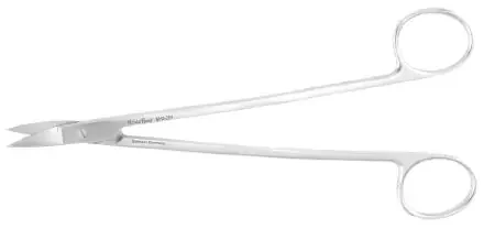 MeisterHand – Dissecting Scissors Dean 6-3/4 Inch Length Surgical Grade Stainless Steel NonSterile Finger Ring Handle Angled Sharp Tip / Sharp Tip – MH5-264