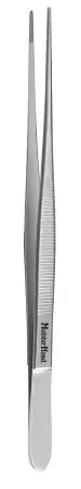 MeisterHand – Dressing Forceps Potts-Smith 7 Inch Length Surgical Grade German Stainless Steel NonSterile NonLocking Thumb Handle Straight Serrated Tips – MH6-154